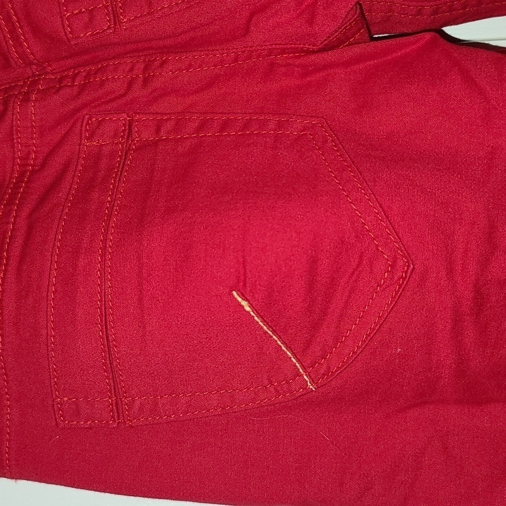 *Rare Find* Sisters point FODA Red high waisted Wide Leg pants XS Y2K - Picture 8 of 16